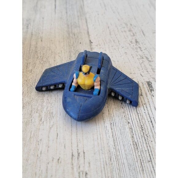 Vintage McDonald's Wolverine X-Men Marvel plane toy figure - Picture 1 of 7